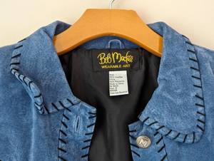 lot 80 image: Bob Mackie Wearable Art Suede Fringe Jacket