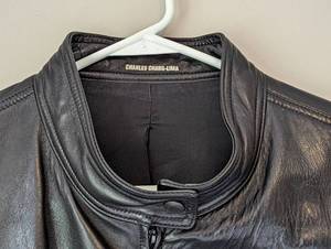 lot 81 image: Charles Chang Womens Black Leather Jacket