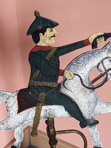 lot 60 image: Metal Horse Riding Pendulum