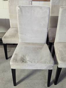 lot 69A image: Taupe Dining Chair Set