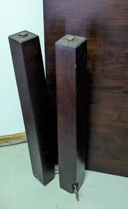 lot 65 image: Wood Dining Table