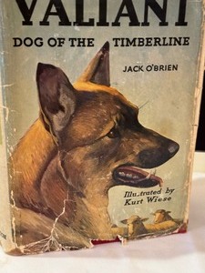 lot 22 image: Vintage Book Valiant Dog of the Timberline