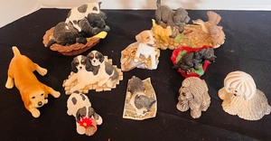 Adorable Dog Figurines in Different Breeds