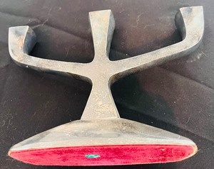 lot 184A image: Antique Three Arm Candle Holder