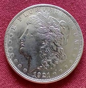 lot 73 image: 1921-D Morgan Dollar