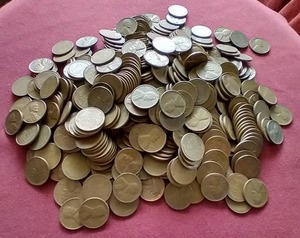 lot 83 image: (500) Wheat Pennies