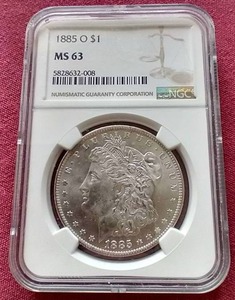 lot 87 image: 1885-O Morgan Dollar - NGC MS63