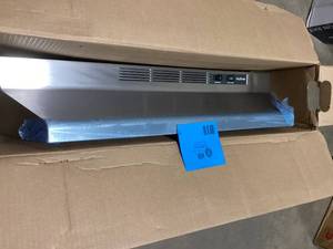 Broan-NuTone RL6200 Series 30 in. Ductless Under Cabinet Range Hood with Light in Stainless Steel Customer Returns See Pictures