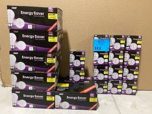 Lot of Light Bulbs Various Sizes and Conditions Customer Returns See Pictures