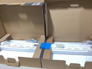 Lot of 2 Lithonia Lighting Contractor Select I-Beam Series 2 ft. 175-Watt Equivalent Integrated LED Dimmable White High Bay Light Fixture, 4000K   Customer Returns See Pictures