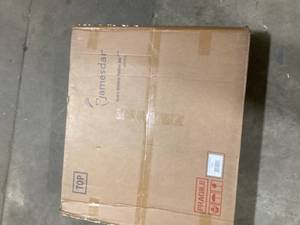 Jamesdar Kurv 24 in. Round White Steel Bistro Table (Seats 2)  Customer Returns See Pictures