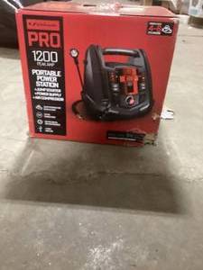 Schumacher Electric 1200 Peak Amp Portable Jump Starter and Power Station with 100 PSI Air Compressor for Pro, Home, and Off Grid Use    Customer Returns See Pictures