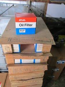 (5) Cases of 12 Atlas Oil Filters size M-62