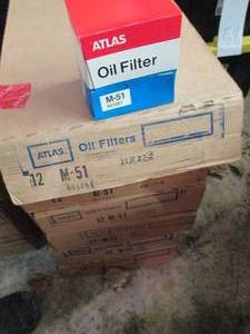 (6) Cases of 12 Atlas Oil Filters size M-51