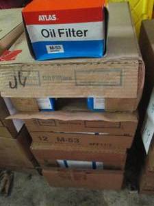 (4) Cases of 12 Atlas Oil Filters size M-53