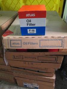 (5) Cases of 12 Atlas Oil Filters size F-16