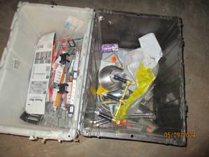 2 Totes of plumbing supplies...