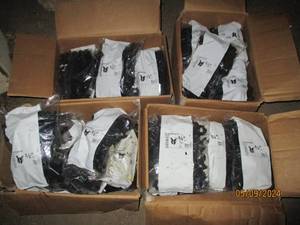 4 Boxes of various size clips