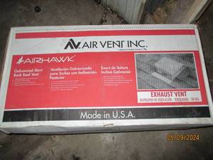 New exhaust vent fan...