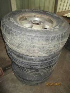 4 Tires and Rims, LT265 75 R 16...