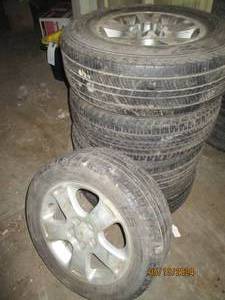 4 Tires and rims, 235 70 R16...