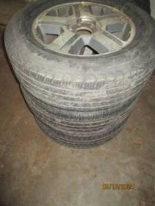 3 Tires and rims...