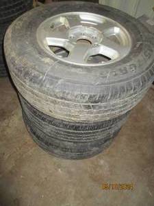 3 Tires and rims...