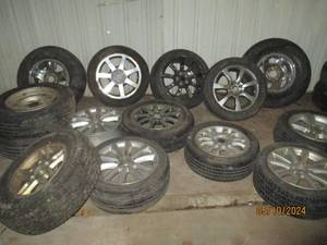Lot of tires and rims...