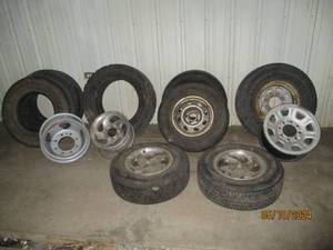 Lot of tires and rims...