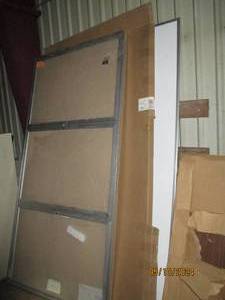 Large bulletin board and dry erase board