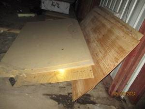 Lot of plywood and OSB board...