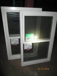 2 New double pane windows...