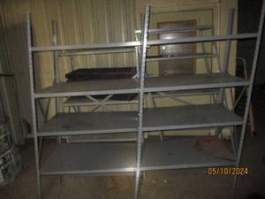 Double metal shelf...