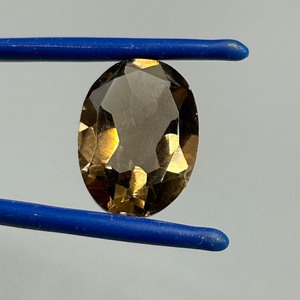 9.83 Carat Smoky Quartz Oval Faceted Cut