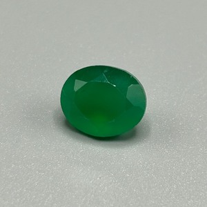 4.16 Carat Emerald Oval Faceted Cut