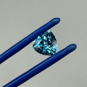 2.24 Carat Blue Topaz Triangle Trillion Cut