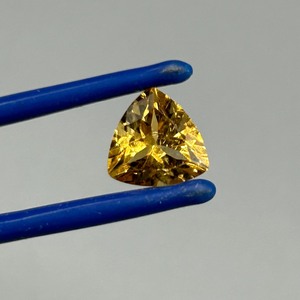 2.51 Citrine Triangular Trillion Faceted Cut