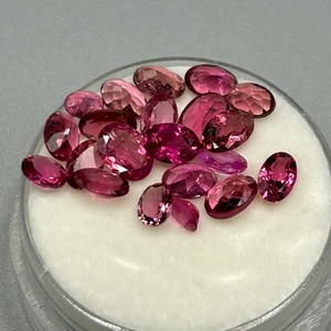 Pink Colored Stones Mixed Cut - Assorted Lot of Various Size & Shape Loose Stones