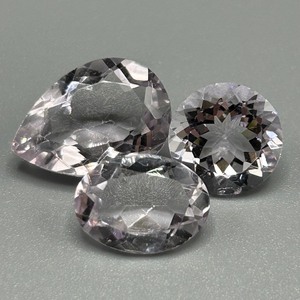20.31 Carat Amethyst Mixed Cut - Assorted Size & Shape Loose Stones Set of 4