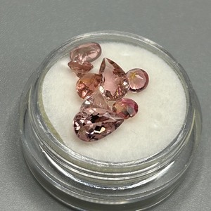 3.75 Carat Pink Stones Mixed Cut - Various Size & Shape Assorted Lot of Loose Stones Set of 8
