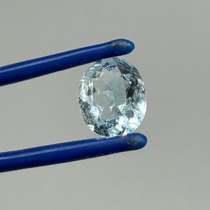 3.50 Carat Blue Topaz Oval Faceted Cut