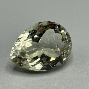 15.84 Carat Green Quartz Pear Faceted Cut