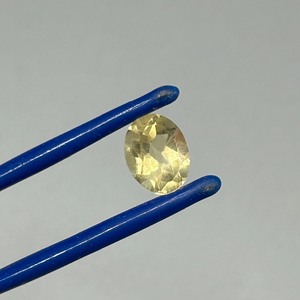 2 Carat Citrine Oval Faceted Cut