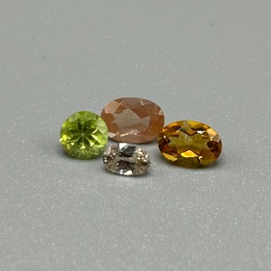 2.51 Carat Assorted Stones Mixed Cut - Various Size & Shape Assorted Loose Stones Set of 4