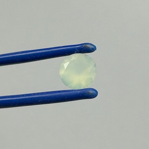 1.52 Carat Prehnite Round Faceted Cut