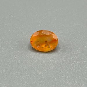 2.06 Carat Orange Fire Opal Oval Faceted Cut