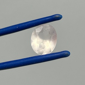 3.63 Carat Rose Quartz Oval Faceted Cut