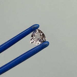 0.74 Carat Kunzite Spodumene Triangular Trillion Cut