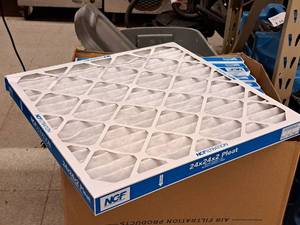 lot 26 image: Lot of (10) NCFiltration Pleat Air Filters 24x24x2