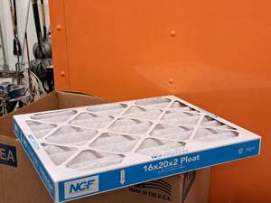 lot 27 image: Lot of (4) NCFiltration Pleat Air Filters 16x20x2